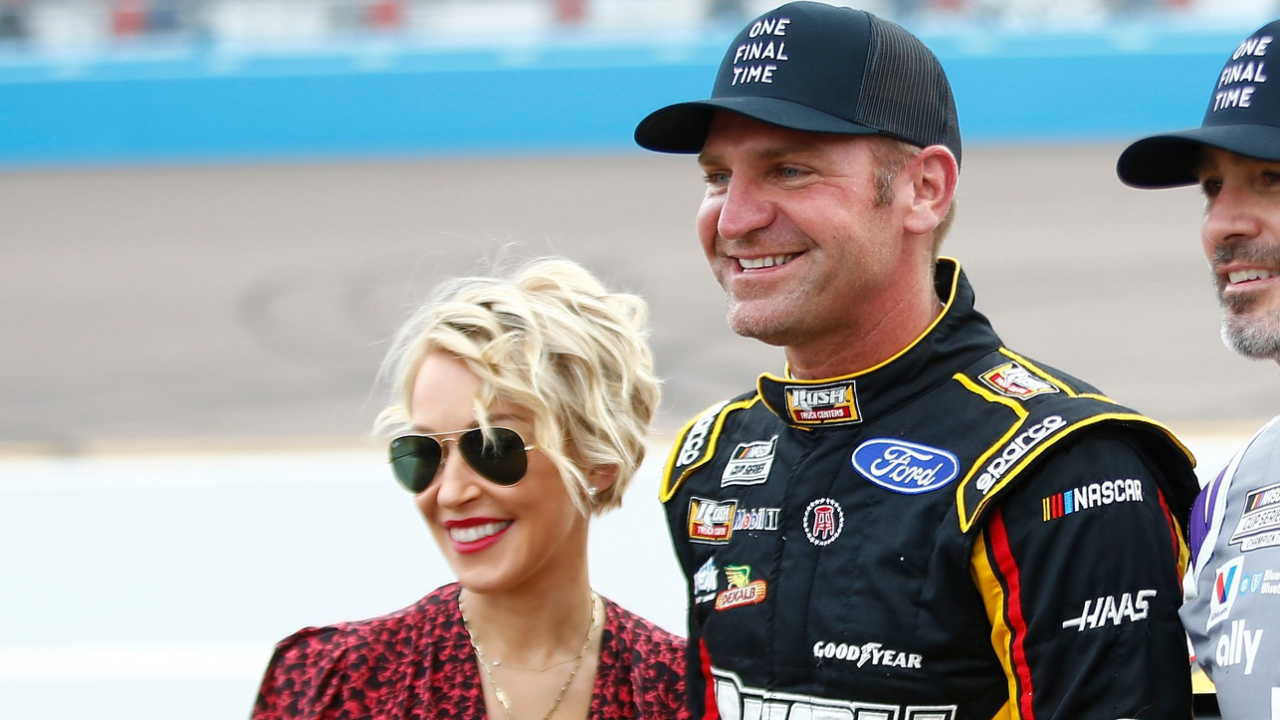 Clint and Lorra Bowyer during the Season Finale 500 at Phoenix Raceway in Phoenix, Ariz. on Nov. 8, 2020. Nascar © Patrick Breen via Imagn Content Services, LLC