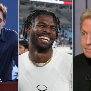 Tom Brady, Shedeur Sanders and Skip Bayless