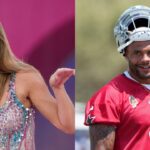 Taylor Swift and Dak Prescott