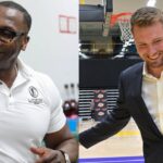 Shannon Sharpe (L), Luka Doncic (R)