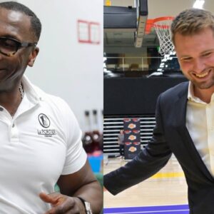 Shannon Sharpe (L), Luka Doncic (R)