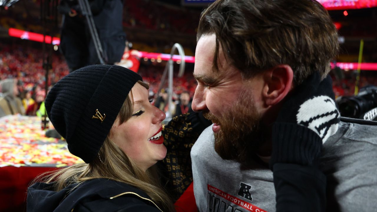 Taylor Swift and Travis Kelce