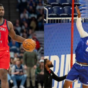 Zion Williamson (L), Derik Queen (R)