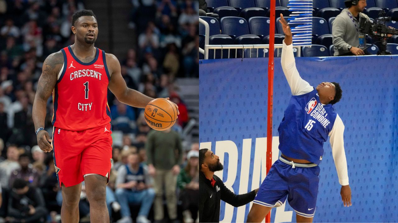 Zion Williamson (L), Derik Queen (R)