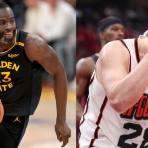 Draymond Green (L), Alperen Sengun (R)