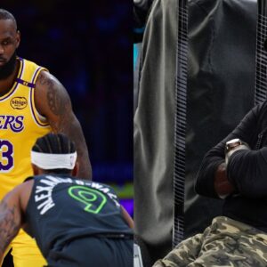 LeBron James (L), Michael Jordan (R)