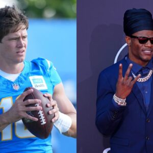 Justin Herbert and Lamar Jackson