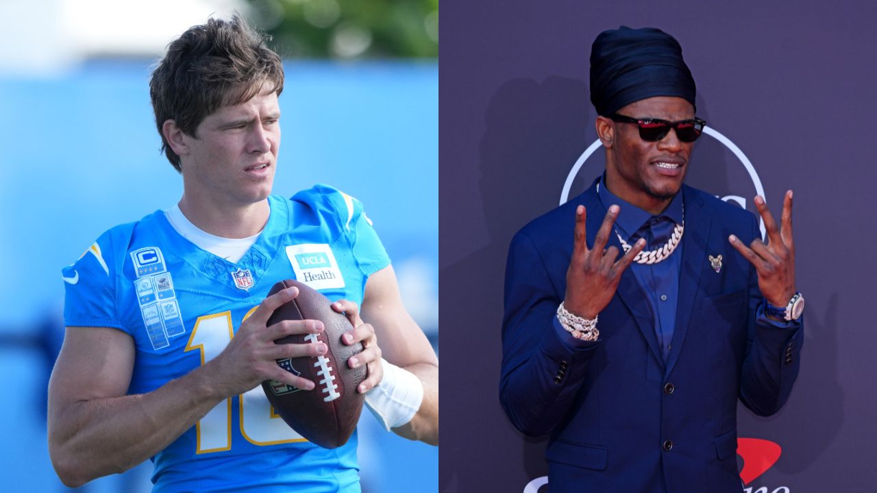 Justin Herbert and Lamar Jackson