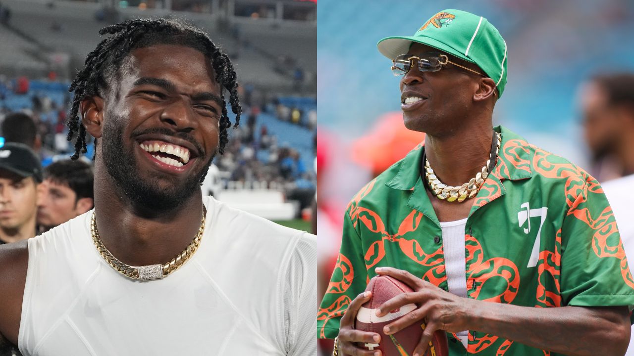 Shedeur Sanders and Chad Johnson