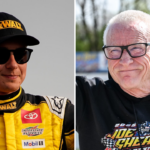 (L-R) NASCAR Cup Series driver Christopher Bell and former driver Mark Martin. © Andrew Nelles / The Tennessean / USA TODAY NETWORK via Imagn Images, © Dave Kallmann / Milwaukee Journal Sentinel / USA TODAY NETWORK via Imagn Images