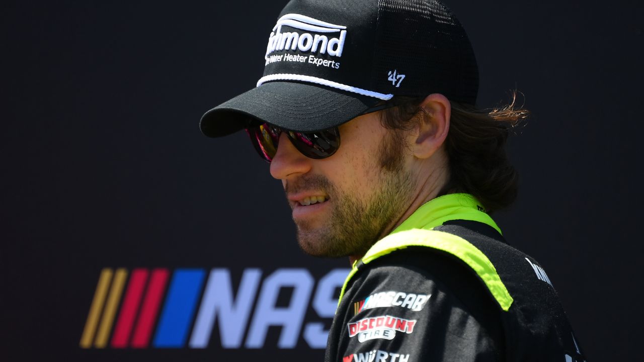 NASCAR Cup Series driver Ryan Blaney (12) looks on prior to the Go Bowling at The Glen at Watkins Glen International.