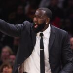 Cleveland Cavaliers center Kendrick Perkins (21) during the second quarter in game four of the 2018 NBA Finals against the Golden State Warriors at Quicken Loans Arena. The Warriors defeated the Cavaliers 108-85 to complete a four-game sweep.