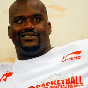 Shaquille O Neal (Cleveland Cavaliers USA) während eines Promotiontermins für den Sportartikelhersteller Li Ning in Peking