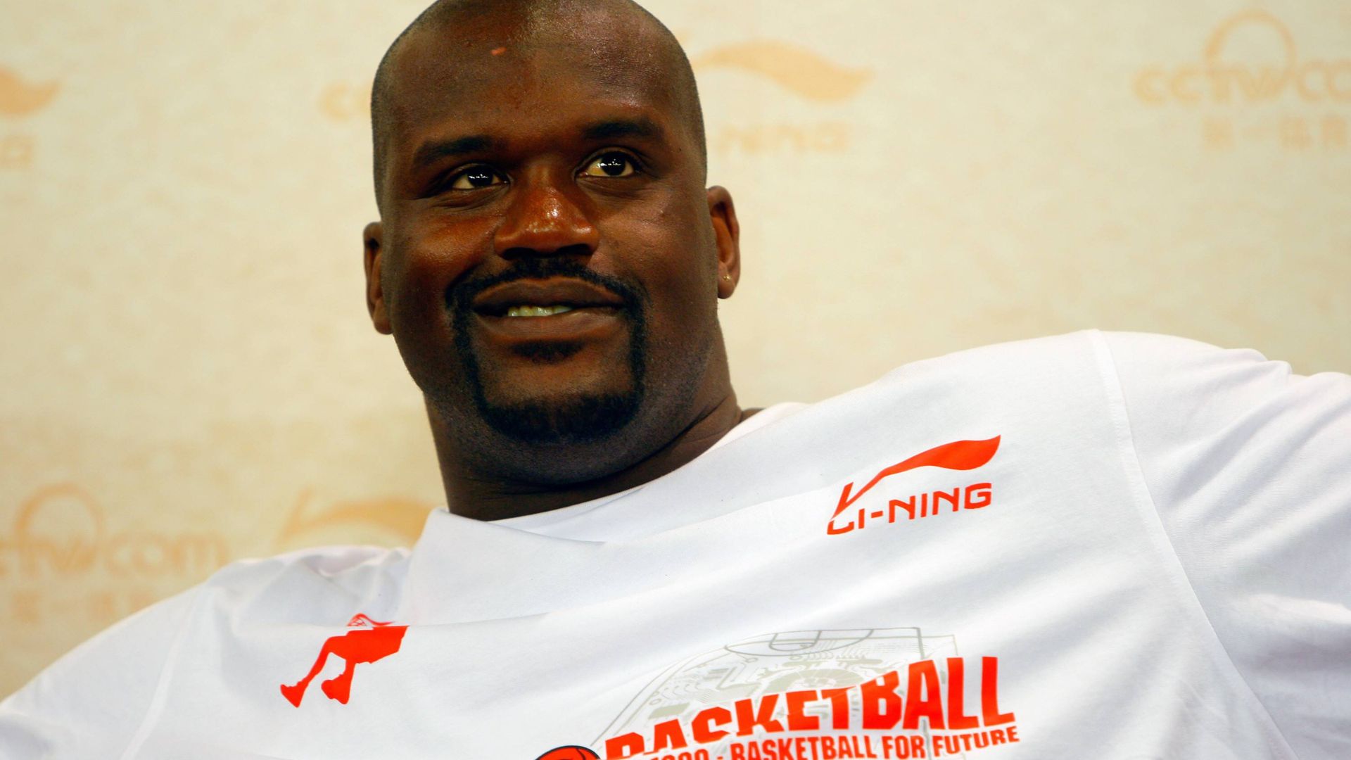 Shaquille O Neal (Cleveland Cavaliers USA) während eines Promotiontermins für den Sportartikelhersteller Li Ning in Peking
