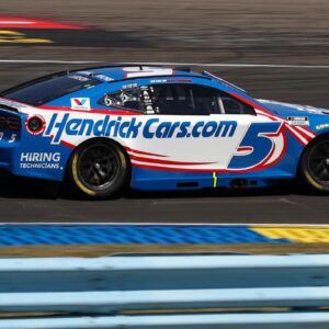 NASCAR Cup Series driver Kyle Larson (5) during practice and qualifying for the Go Bowling at The Glen at Watkins Glen International.