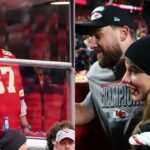 Ed Kelce and Travis Kelce and Taylor Swift