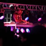 Shaquille O'Neal, also known as Diesel, entertains the crowd as he plays a wide variety of music after the Reds-Brewers game at Great American Ball Park Saturday, August 31, 2024.