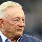 Dallas Cowboys owner Jerry Jones before the game against the Baltimore Ravens at AT&T Stadium.