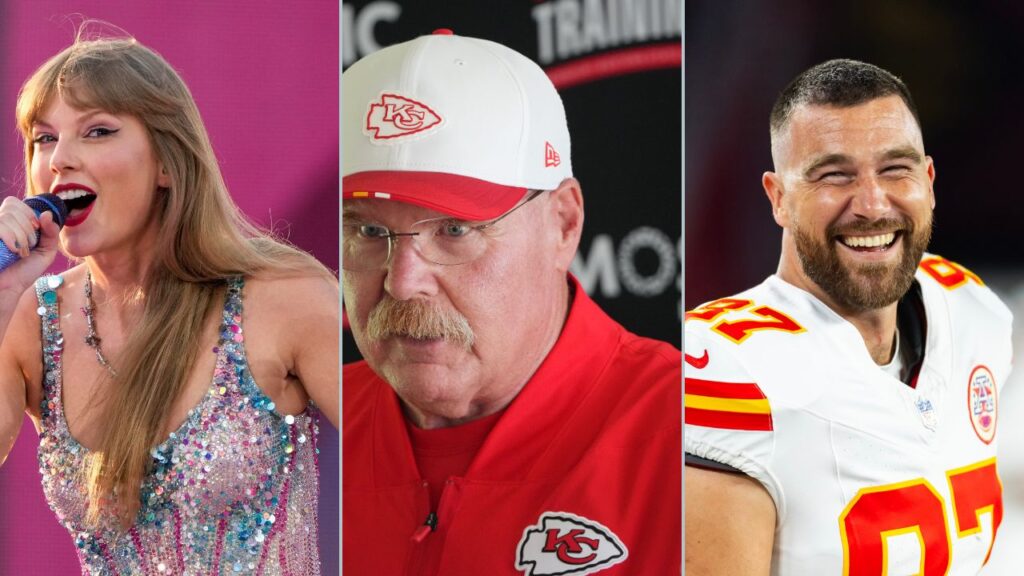 Taylor Swift, Andy Reid and Travis Kelce