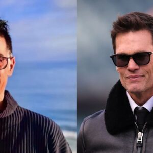 Gotham Chopra and Tom Brady