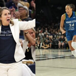 Cheryl Reeve (L), Napheesa Collier (R)