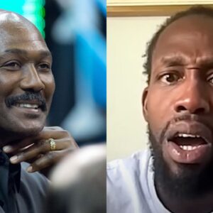 Karl Malone (L) and Patrick Beverley (R)