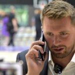 Caption: Aug 2, 2025; El Segundo, CA, USA; Los Angeles Lakers Luka Doncic (77) is interviewed by ESPN LA radio following a press conference announcing the signing of a 3-year, $165 million contract extension at UCLA Health Training Center.