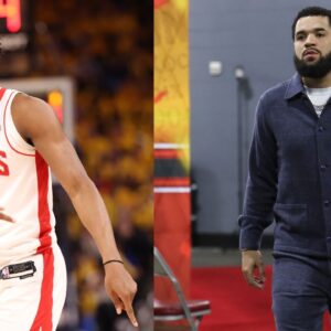 Amen Thompson (L), Fred VanVleet (R)