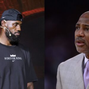 LeBron James (L) and Lester Conner (R)