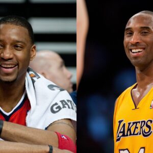 Tracy McGrady (L) and Kobe Bryant (R)