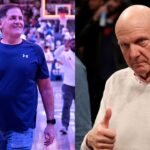 (L) Mark Cuban (R) Steve Ballmer