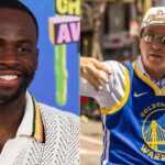 Draymond Green (L), Joe Lacob (R)