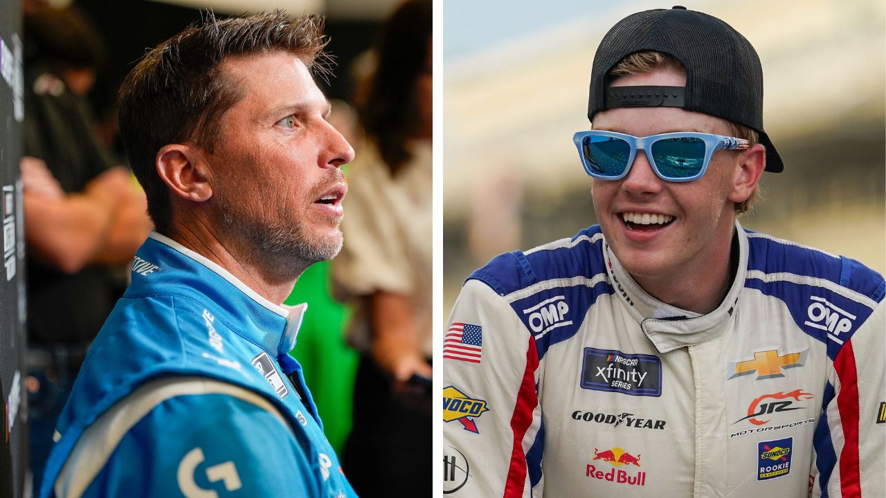 Denny Hamlin and Connor Zilisch