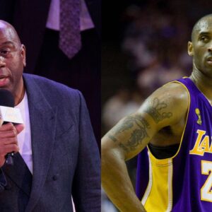 Magic Johnson (L), Kobe Bryant (R)
