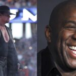 The Undertaker (L), Magic Johnson (R)