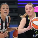 Nika Muhl (L), Paige Bueckers (R)