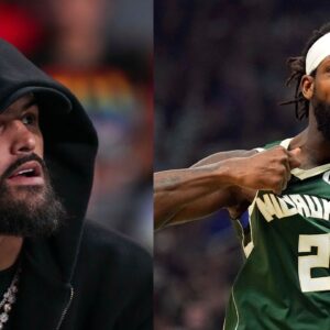 Trae Young (L), Patrick Beverley (R)