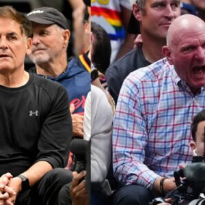 Mark Cuban (L), Steve Ballmer (R)