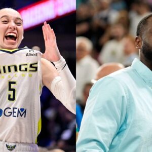 Paige Bueckers(L) and Dwyane Wade(R)