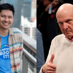(L) Pablo Torre (R) Steve Ballmer
