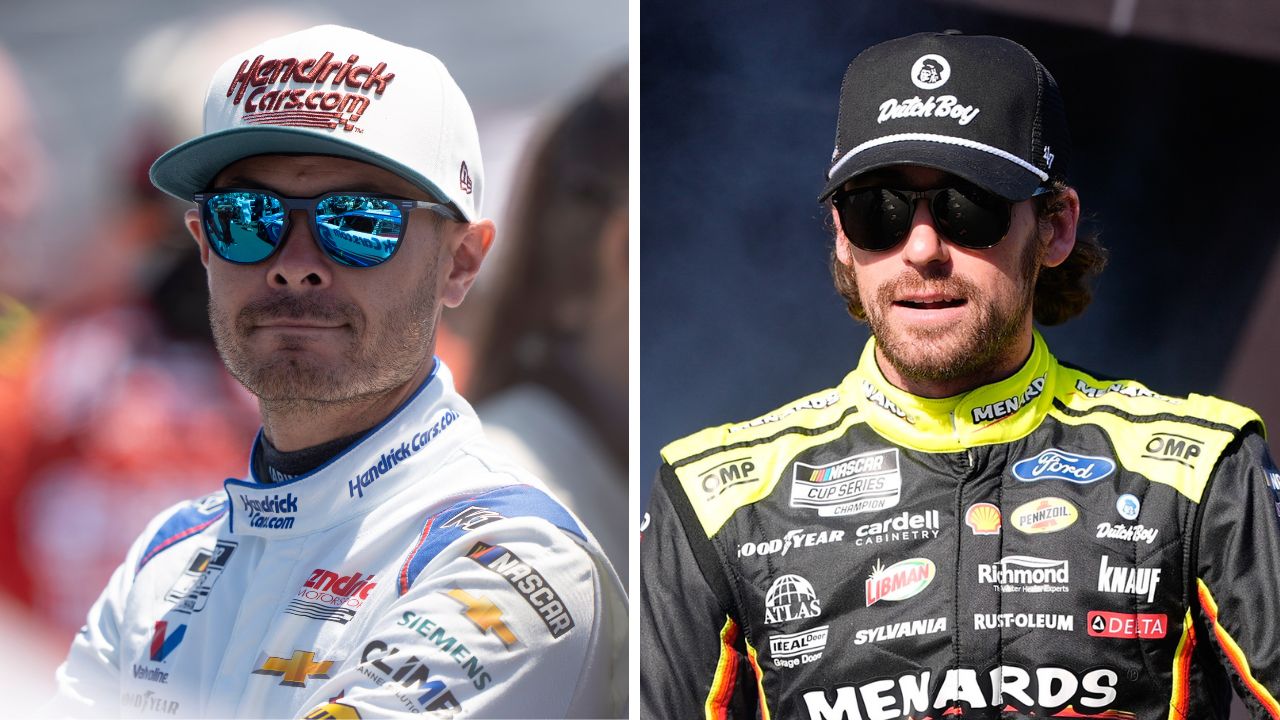 Kyle Larson and Ryan Blaney