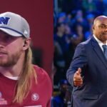 George Kittle (L) and Charles Barkley (R)