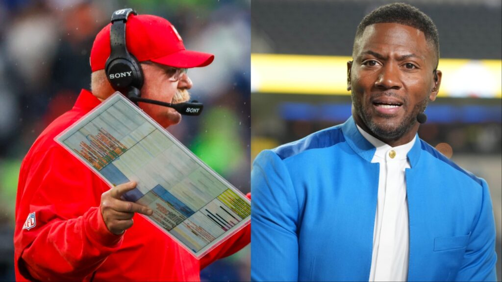 Chiefs HC Andy Reid, Ryan Clark