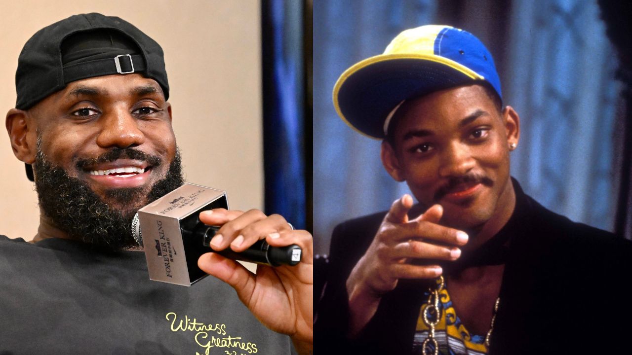LeBron James (L), Fresh Prince of Bell Air (R)