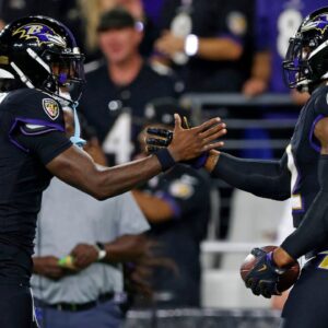 Derrick Henry and Lamar Jackson