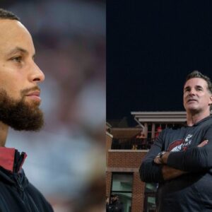 (L) Steph Curry (R) Kevin Plank