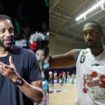 Tracy McGrady (L), Gilbert Arenas (R)