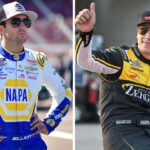 Chase Elliott and Carson Hocevar