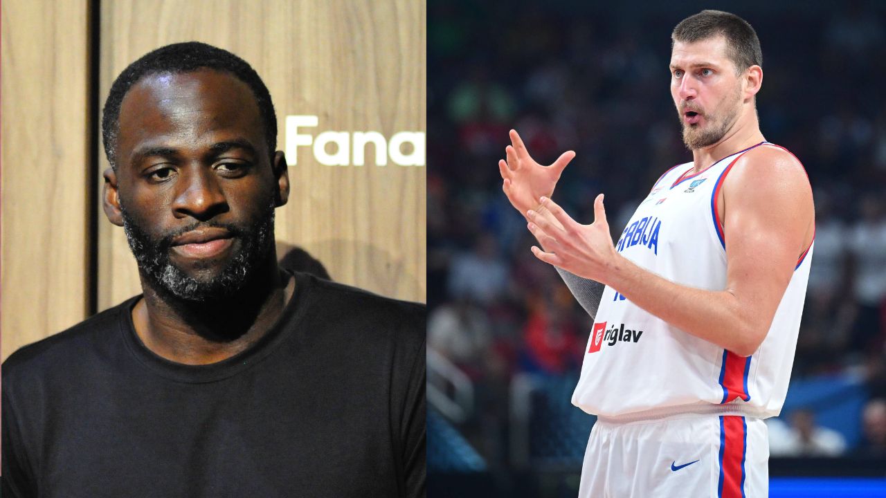 Draymond Green (L), Nikola Jokic (R)
