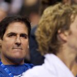 Basketball Berlin 06.10.2012 NBA Europe Live Tour Alba Berlin - Dallas Mavericks Mark Cuban (Besitzer der Dallas Mavericks) Dirk Nowitzki (Dallas Mavericks, No.41)